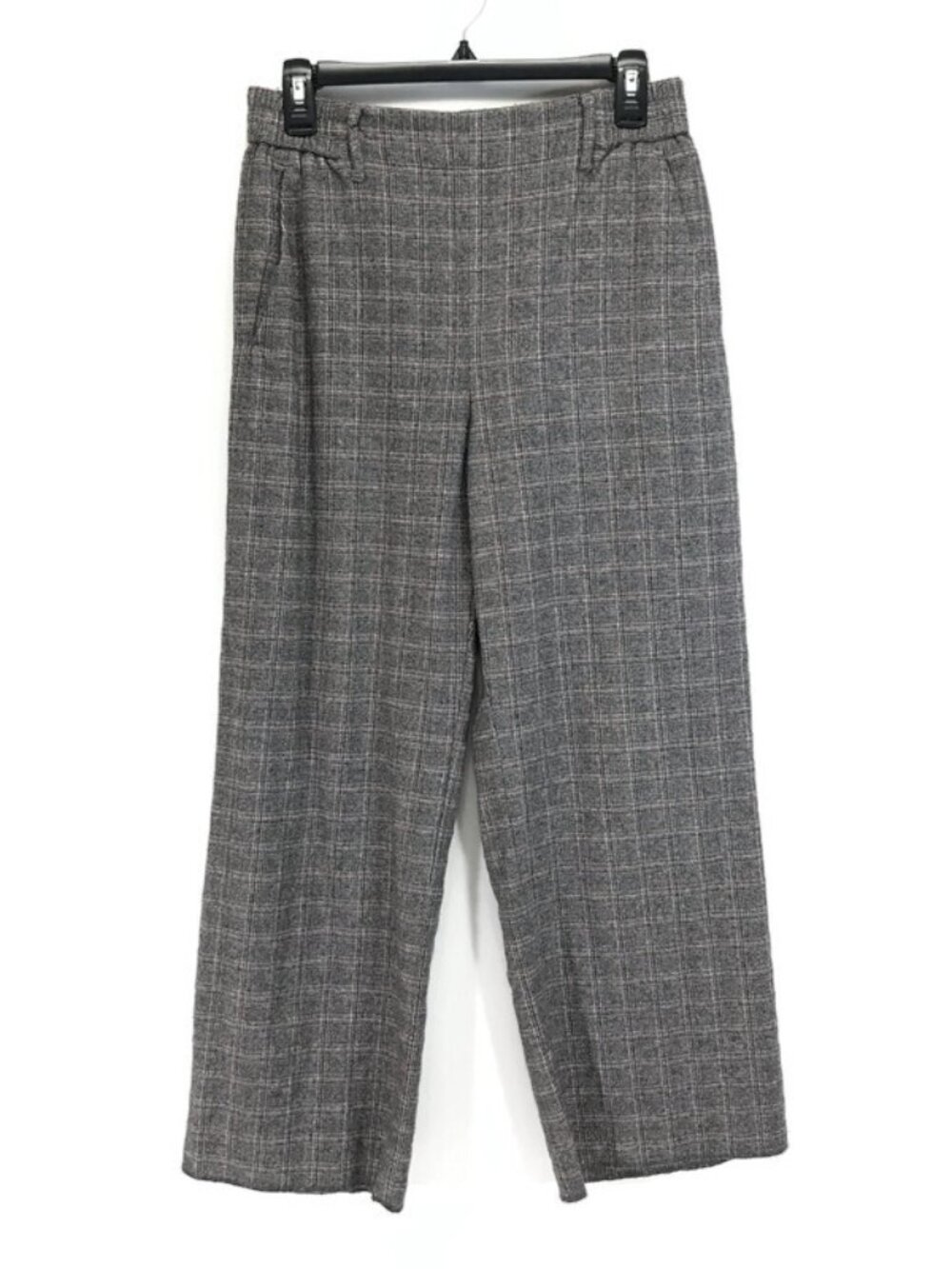 Aritzia Wilfred Wool Cashmere Blend Crop Dress Pants Women's Medium Plaid Career